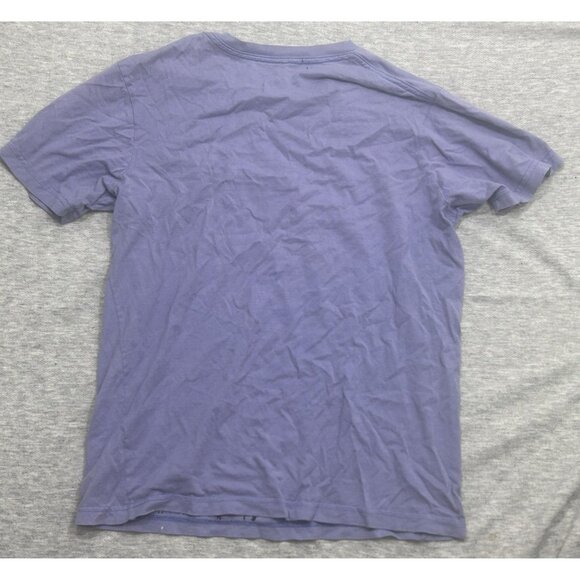 Mascara De Latex T-Shirt Men's Size Medium Joker Print Graphic Pullover Purple - Picture 5 of 7